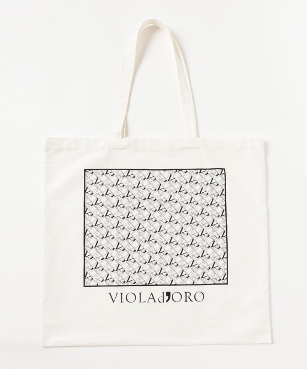 VIOLAd’ORO / ナイロン レオパード トートバッグ S ※付属品のデザイン・カラー等は変更となる場合がございます。