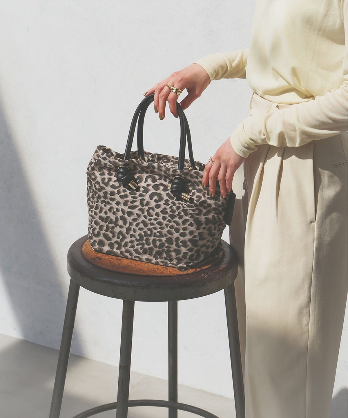 Demi-Luxe BEAMS (Demi-Luxe BEAMS) VIOLAd'ORO / Nylon Leopard