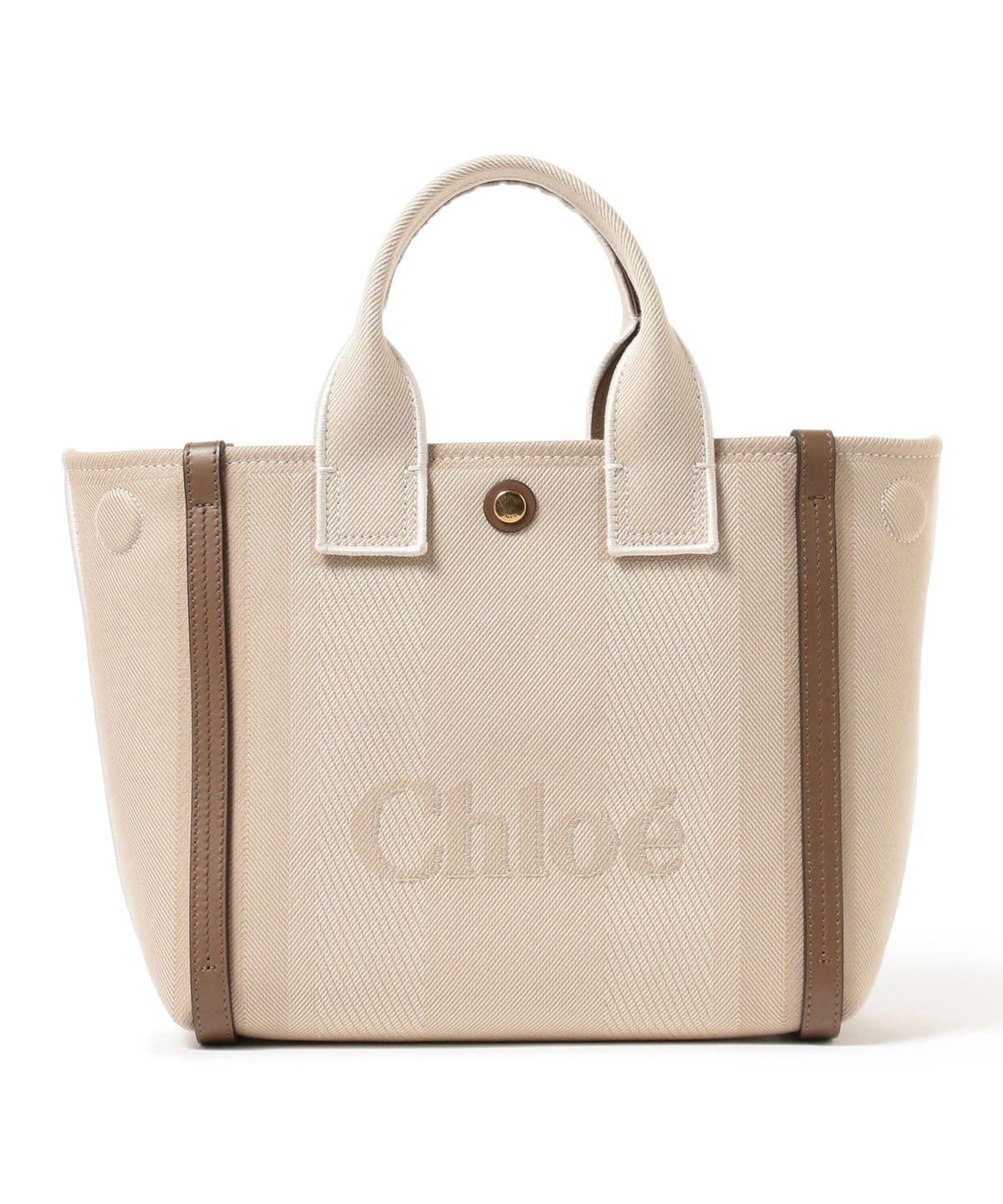 Chloe / CARRY スモール トートバッグ バッグ WOMEN VEGETAL BEIGE 23N ONE SIZE Chloe / CARRY スモール トートバッグ バッグ WOMEN VEGETAL BEIGE 23N ONE SIZE
