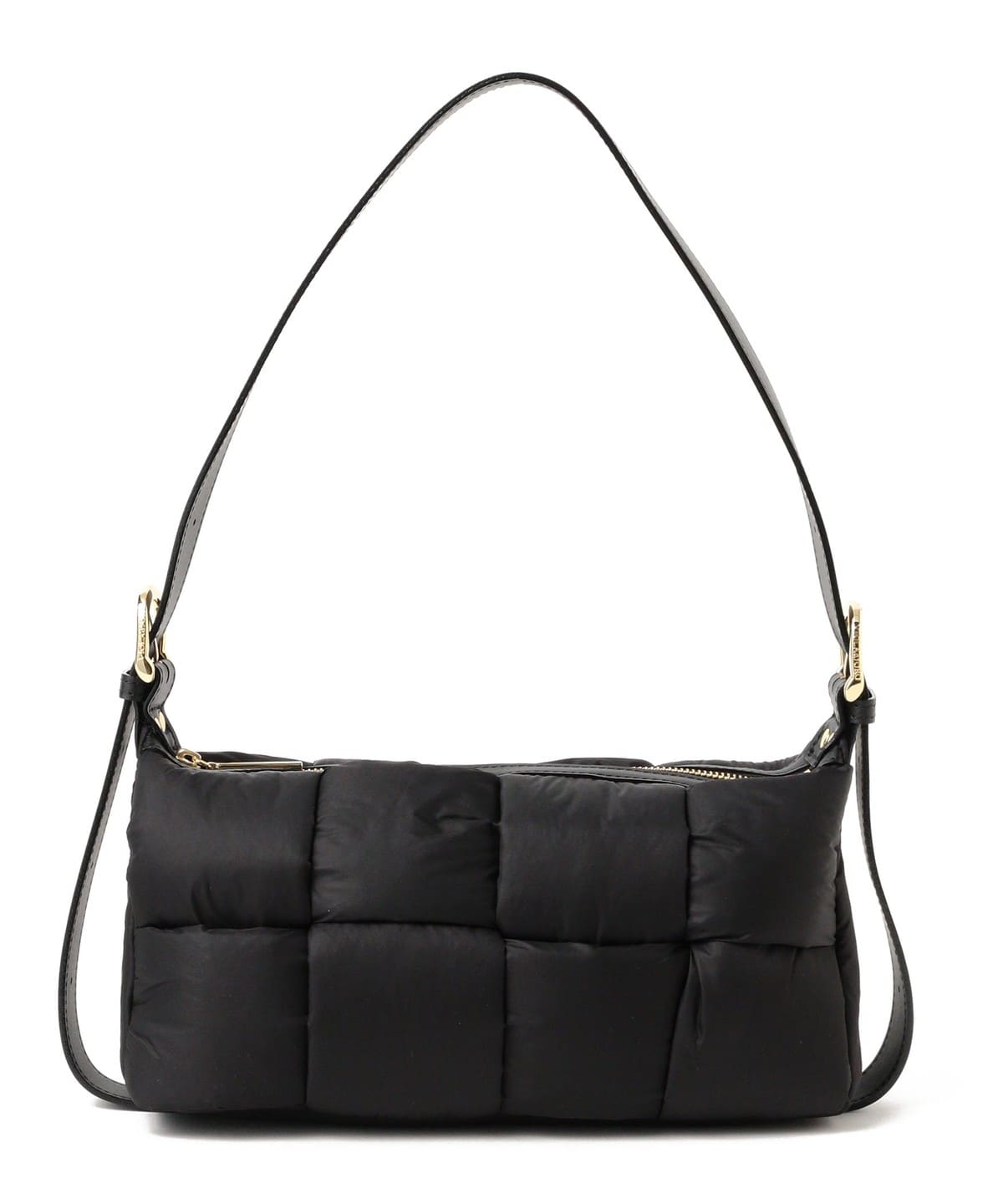 VIOLAd'ORO / ボンディング ナイロン ショルダーバッグ バッグ WOMEN BLACK ONE SIZE VIOLAd'ORO / ボンディング ナイロン ショルダーバッグ バッグ WOMEN BLACK ONE SIZE