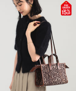 【+15%ポイントUP】A VACATION / SABRINA LEOPARD トートバッグ