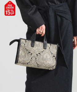 【+15%ポイントUP】A VACATION / SABRINA ONYX トートバッグ