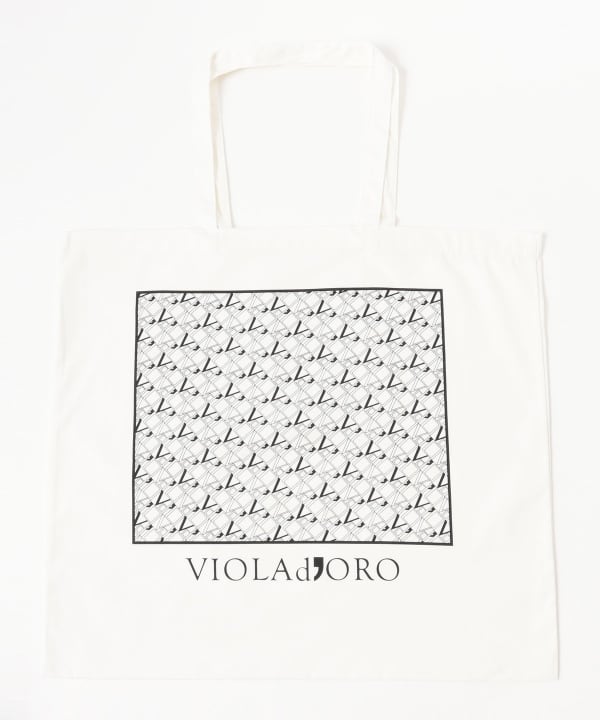 【WEB限定】VIOLAd’ORO / BIANCA ナイロン トートバッグ ML ※付属品のデザイン・カラー等は変更となる場合がございます。
