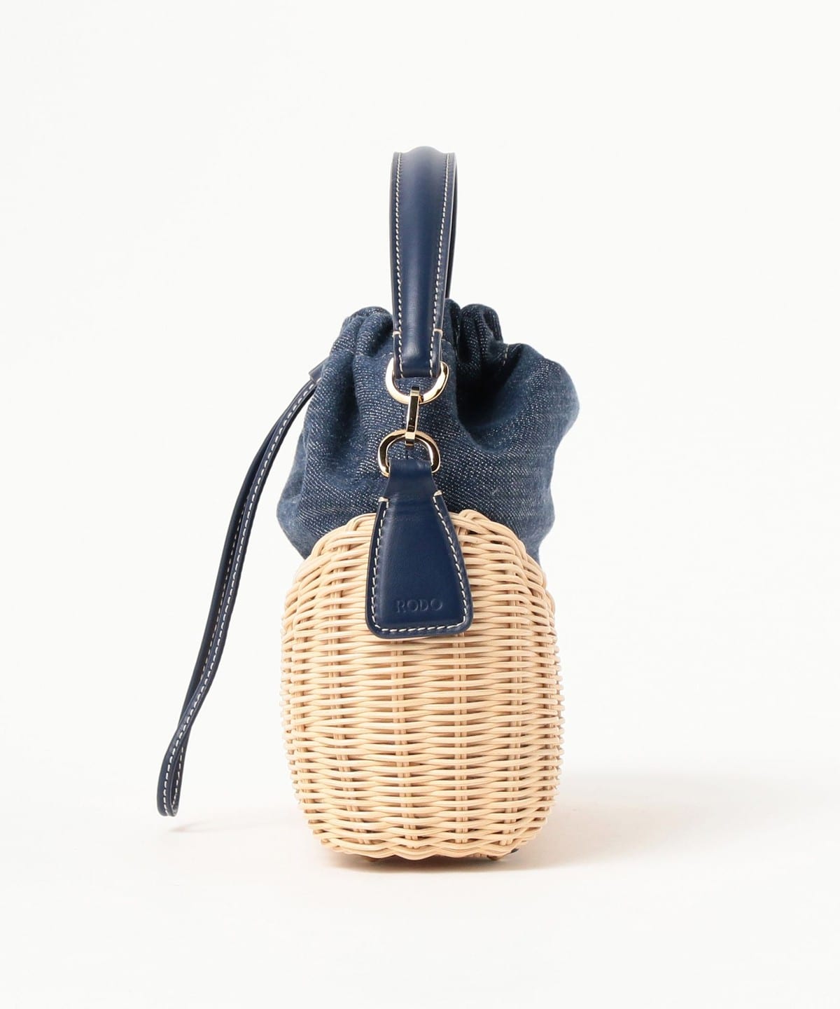 EFFE BEAMS（エッフェ ビームス）RODO / WICKER デニム かごバッグ