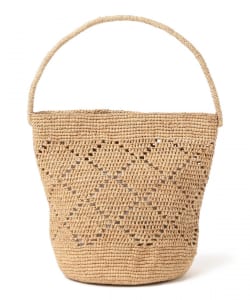 MIORA / 編み柄 バケツバッグ