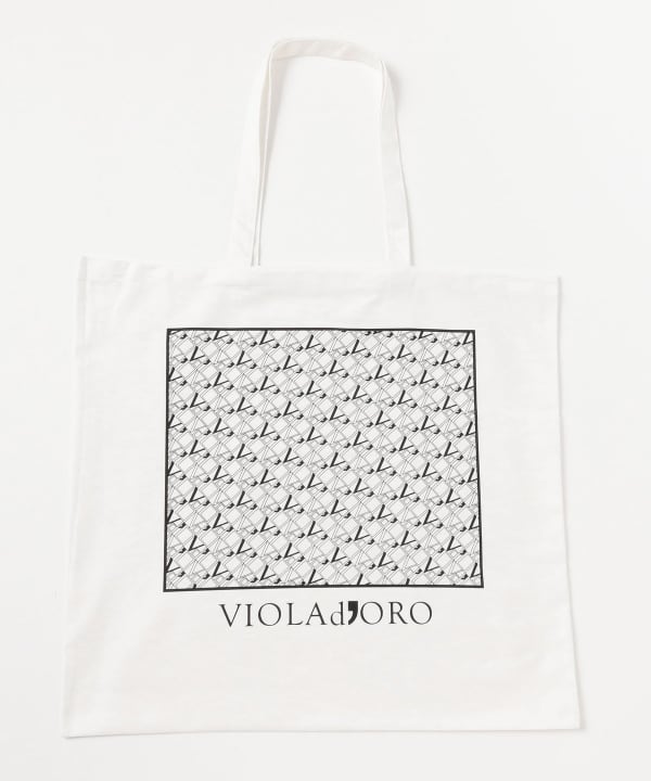 【モアバリエーション開催中】【WEB限定】VIOLAd'ORO / BIANCA クロア ナイロン トートバッグ L ※付属品のデザイン・カラー等は変更となる場合がございます。