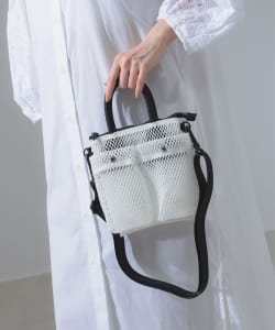 【期間限定】NOMADIS / HELMET MESH Petit ショルダーバッグ WHITE