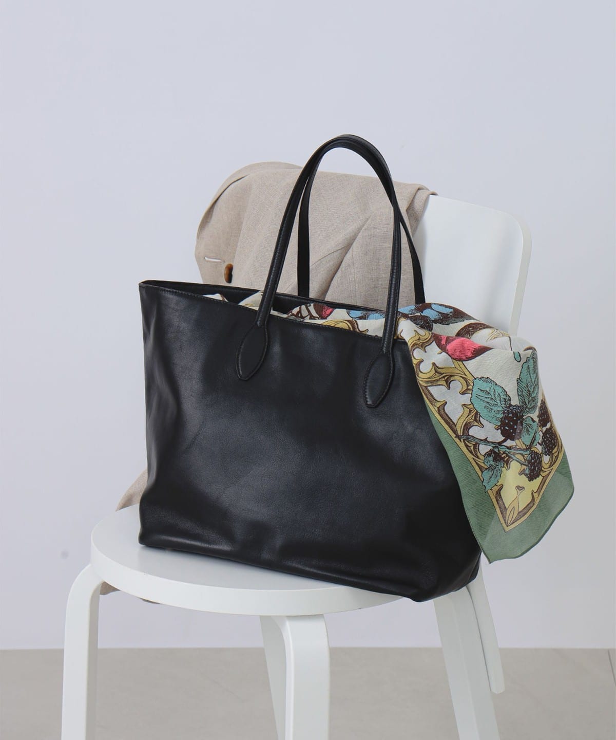 Demi-Luxe BEAMS Demi-Luxe BEAMS Demi-Luxe BEAMS / Leather tote bag