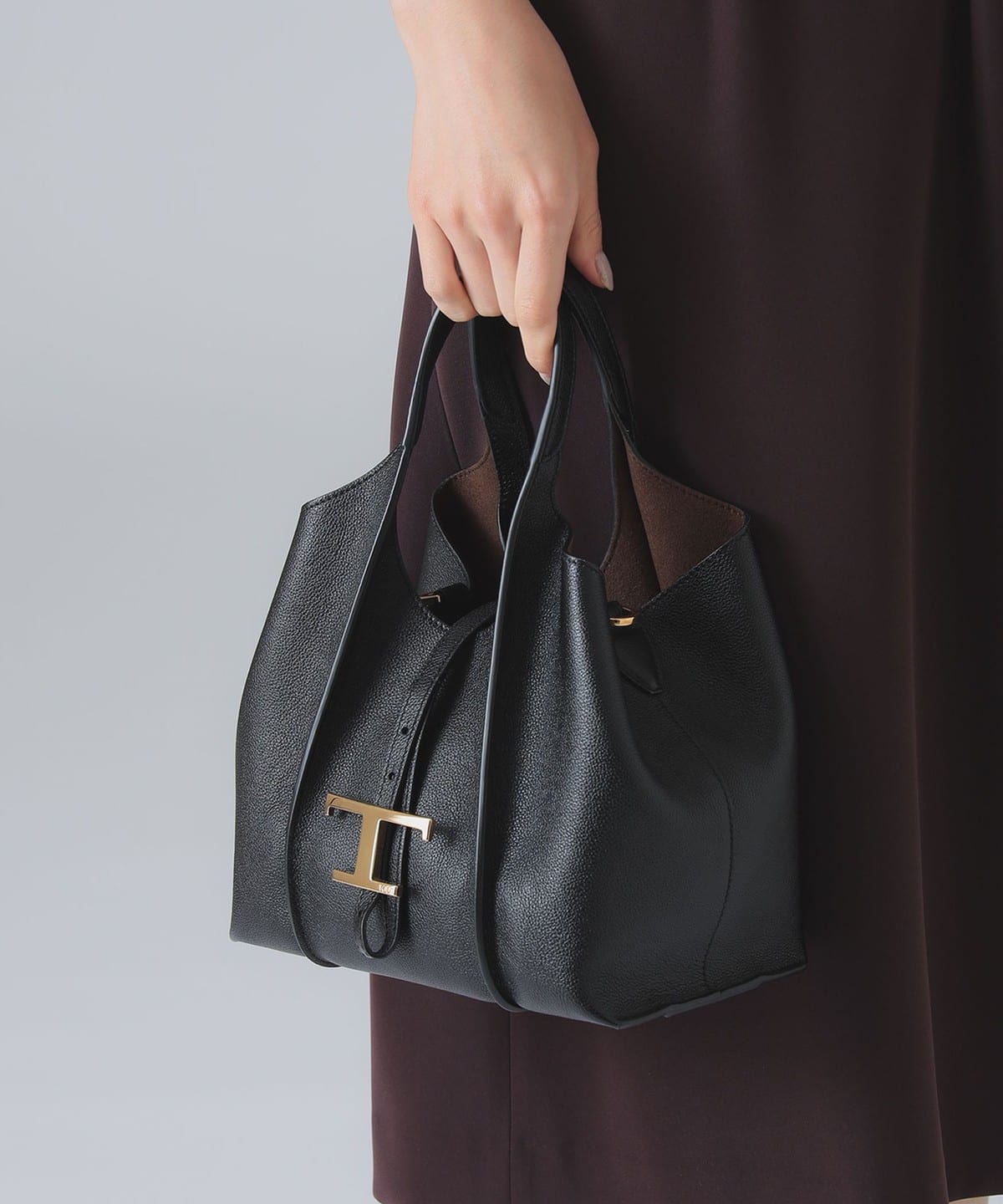 TOD'S トッズ / T タイムレス レザー ショッピングバッグ ミニ バッグ WOMEN NERO ONE SIZE TOD'S トッズ / T タイムレス レザー ショッピングバッグ ミニ バッグ WOMEN NERO ONE SIZE