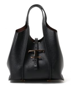 TOD’S / T タイムレス レザー ショッピングバッグ ミニ