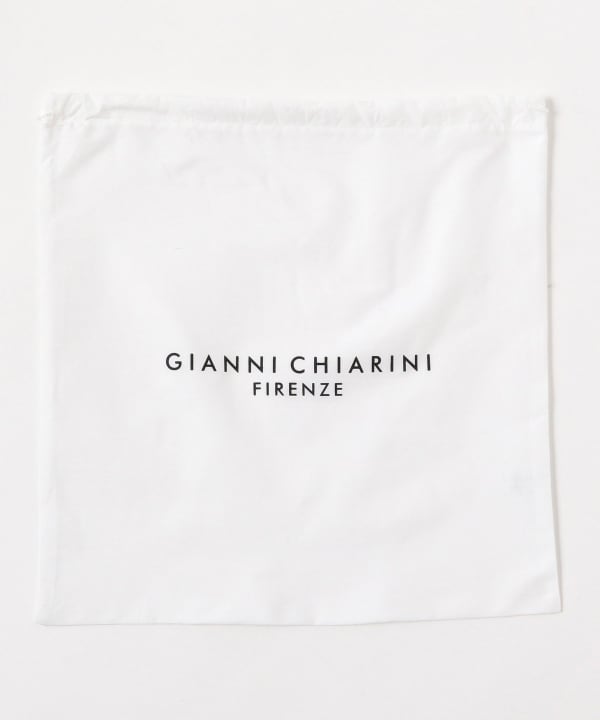 GIANNI CHIARINI / CAMILLA メタリック レザートートバッグ ※付属品のデザイン・カラー等は変更となる場合がございます。