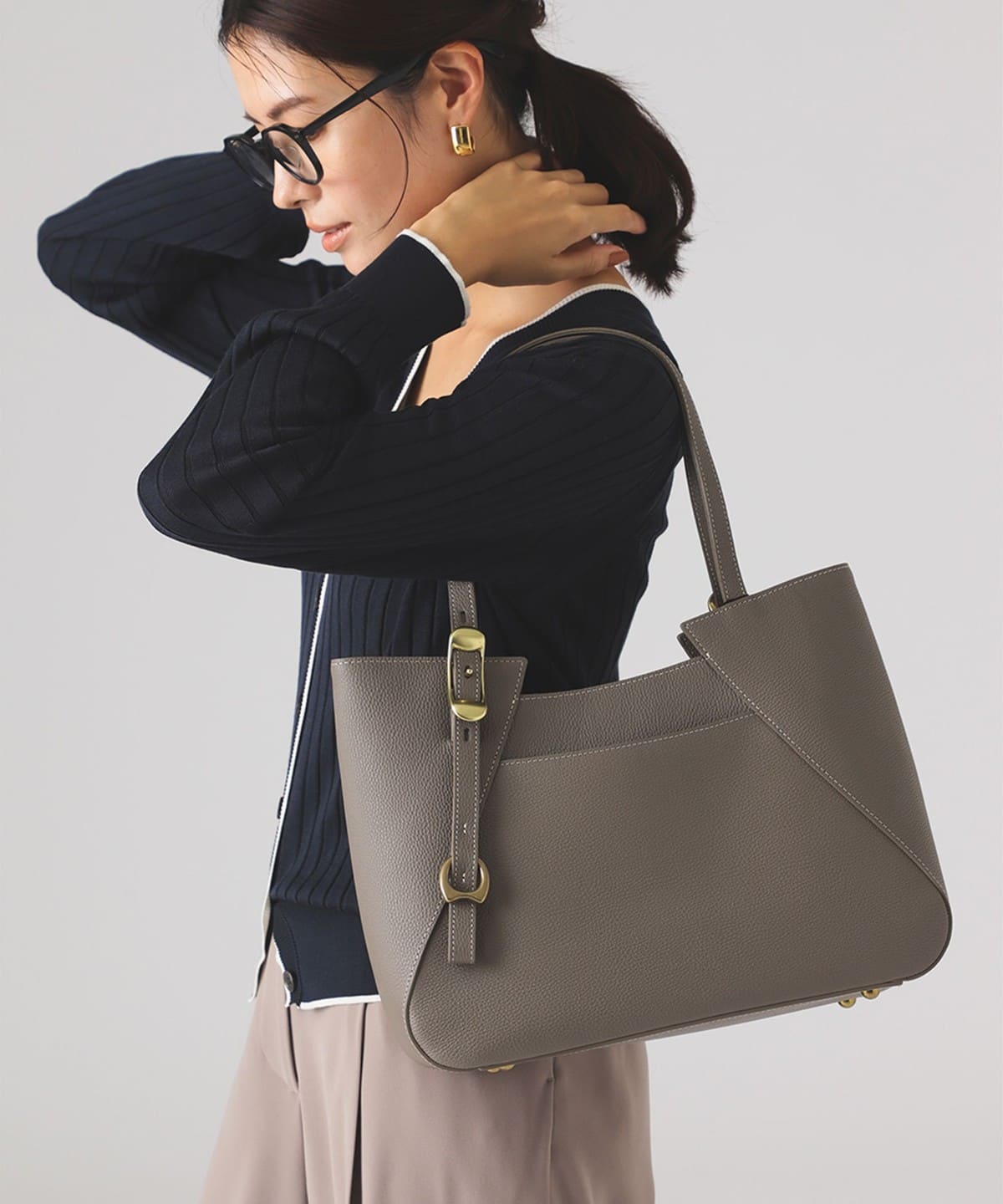 TOFF & LOADSTONE / ラップ ライトシュリンク トートバッグ バッグ WOMEN ETOUPE ONE SIZE TOFF & LOADSTONE / ラップ ライトシュリンク トートバッグ バッグ WOMEN ETOUPE ONE SIZE