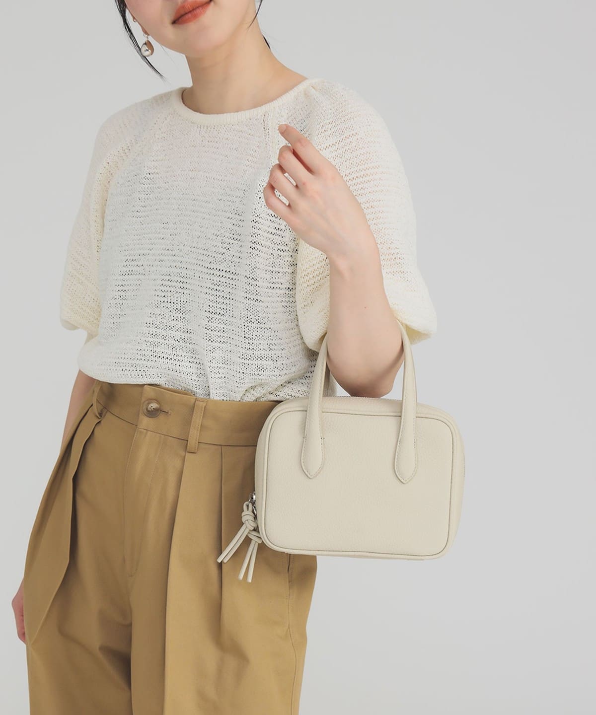 VASIC ヴァジック ハンドバッグAmber Mini Mini 別注 Demi-Luxe BEAMS [别住Demi-Luxe BEAMS VASIC / AMBER MINI MINI 包