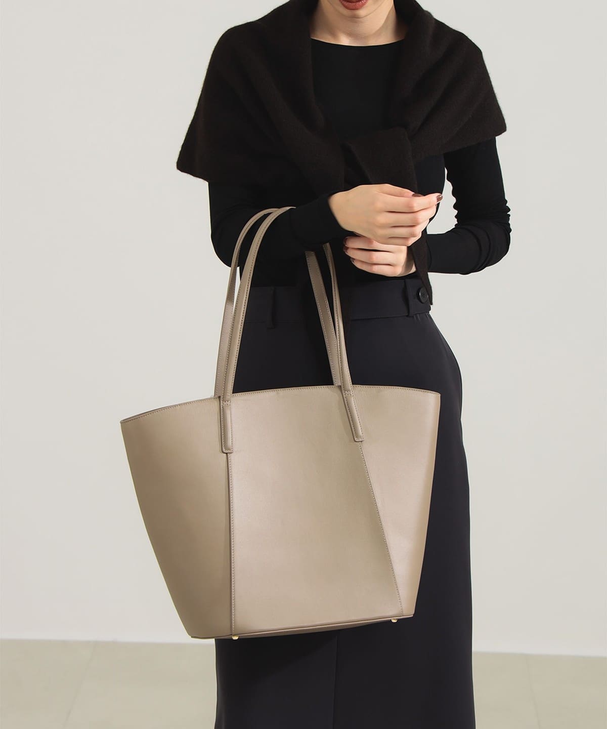 デミルクスビームスバッグ Demi-Luxe BEAMS（デミルクス ビームス）デイリー レザー トートバッグ