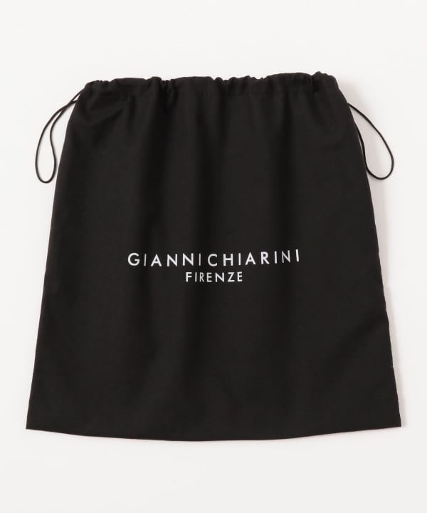 GIANNI CHIARINI / スエード ALIFA レザー ショルダーバッグ S ※付属品のデザイン・カラー等は変更となる場合がございます。