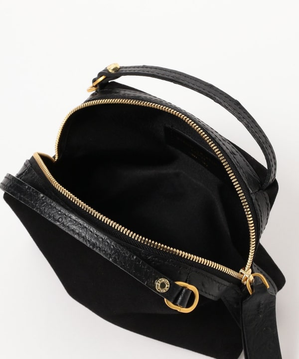 GIANNI CHIARINI / スエード ALIFA レザー ショルダーバッグ S