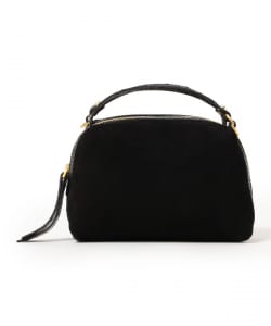 GIANNI CHIARINI / スエード ALIFA レザー ショルダーバッグ S