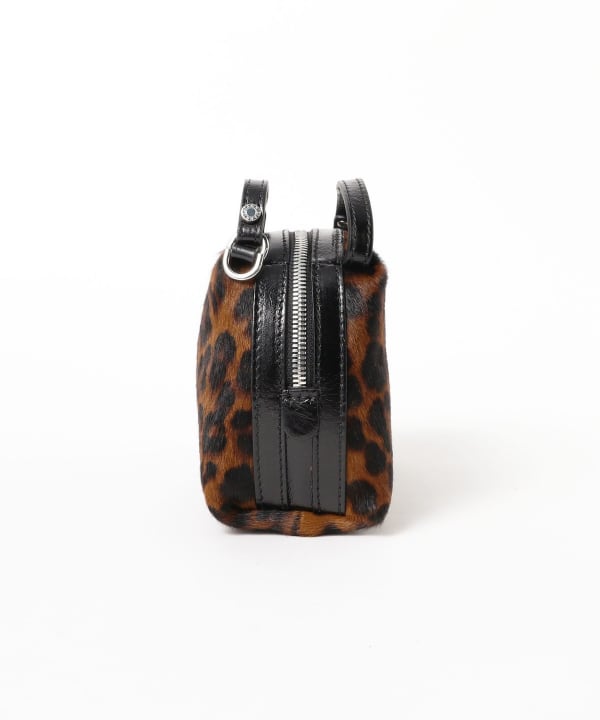 GIANNI CHIARINI / レオパード ALIFA ヘアカーフ ショルダーバッグS