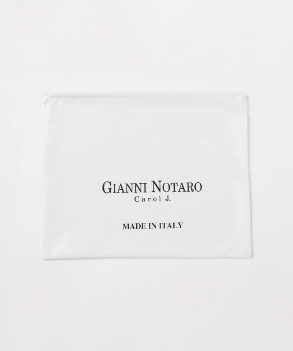 【別注】GIANNI NOTARO / クロア付き バケット ショルダーバッグ ※付属品のデザイン・カラー等は変更となる場合がございます。