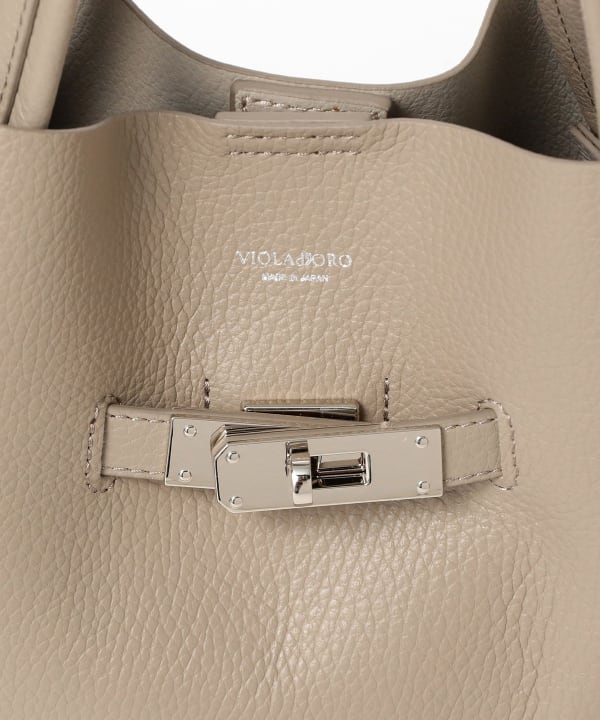【WEB限定】【別注】VIOLAd’ORO / TRERO シュリンク シルバークロア トートバッグ