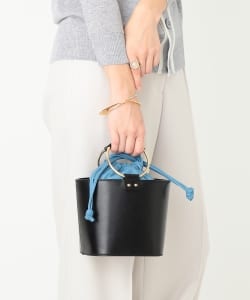 OUIOUI / mini カーフブロック ショルダーバッグ