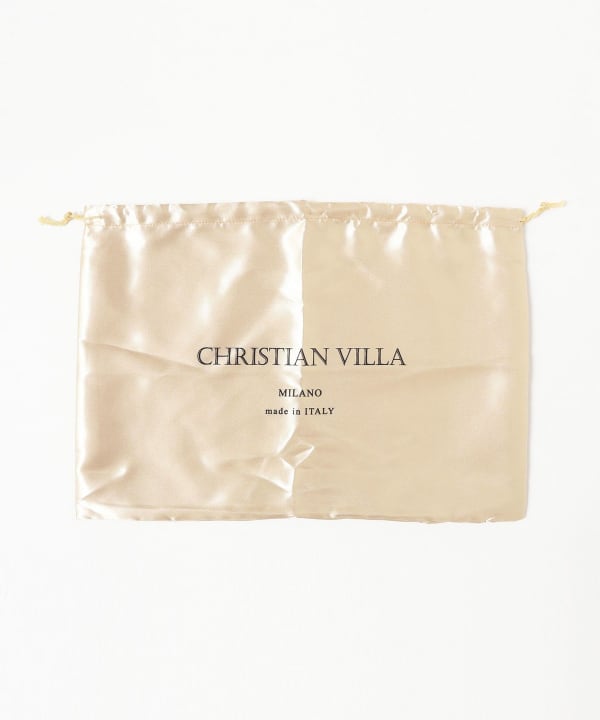 CHRISTIAN VILLA / スムース ボストン ショルダーバッグ