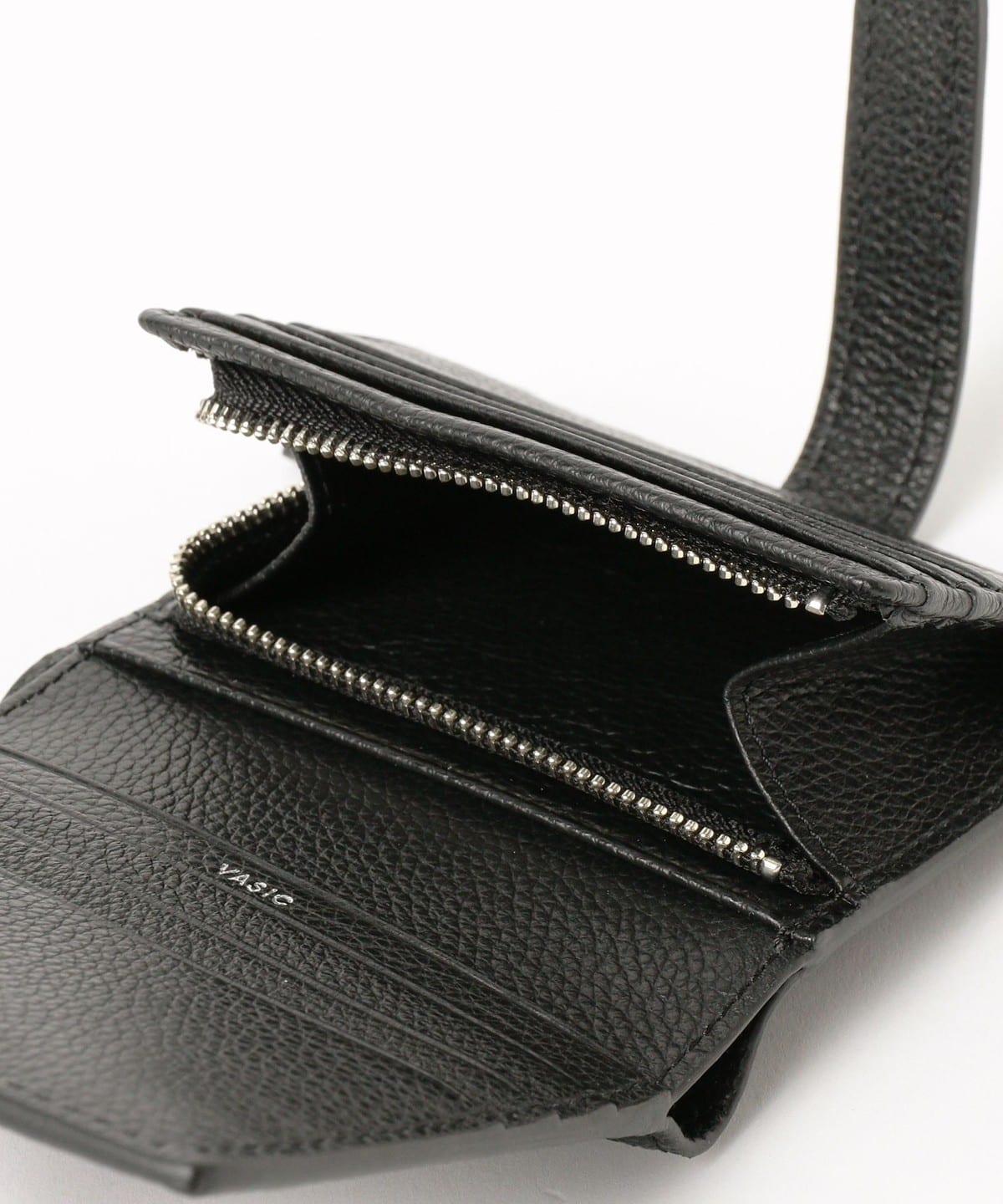 VASIC ヴァジック グレー 三つ折り財布 コンパクト ウォレット