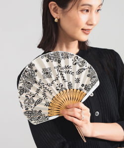 【+10%ポイントUP】ｍanipuri / カレイド バンダナ 扇子