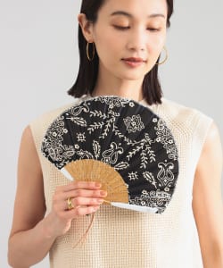 【+10%ポイントUP】ｍanipuri / カレイド バンダナ 扇子