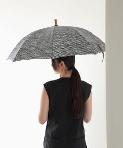 Bon Bon Store / ドローイングチェック 晴雨兼用 長傘