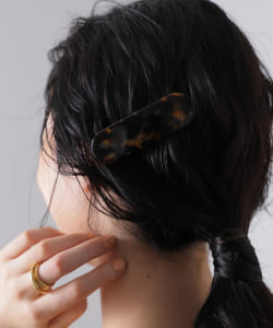 Demi-Luxe BEAMS / 女裝 琥珀紋 髮夾 粗