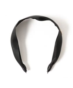 TRESSE / ワイド レザー カチューシャ