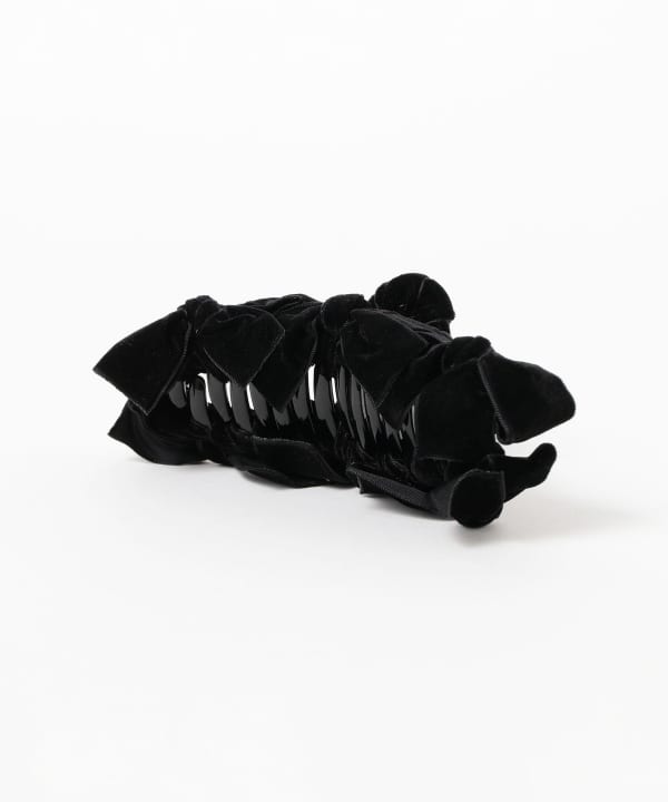 TRESSE / ベルベット リボン ヘアクリップ