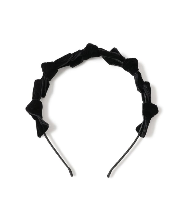TRESSE / リボン ベルベット カチューシャ
