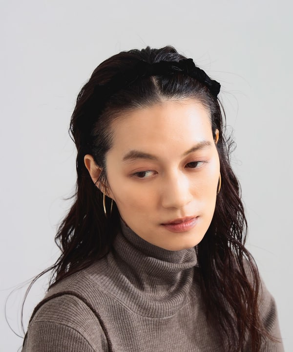 TRESSE / リボン ベルベット カチューシャ