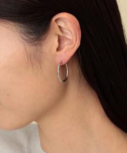 MARIA BLACK / SENORITA ペア フープピアス シルバー 20mm