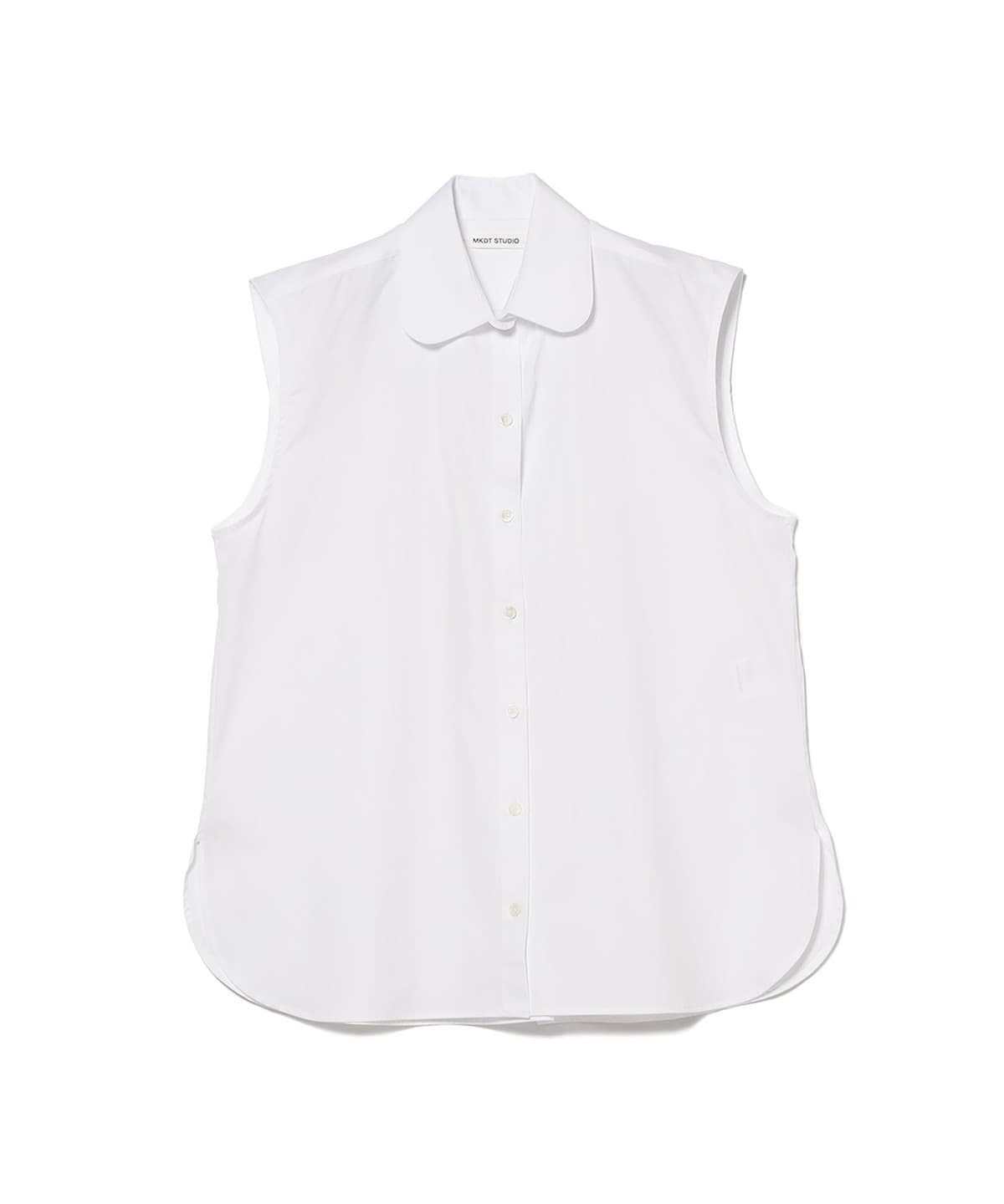 Mark Kenly Domino Tan / ラウンドカラー ノースリーブ シャツ シャツ・ブラウス WOMEN WHITE 34 Mark Kenly Domino Tan / ラウンドカラー ノースリーブ シャツ シャツ・ブラウス WOMEN WHITE 34
