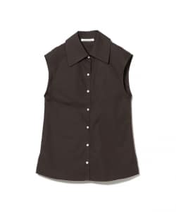 MKDT STUDIO / ワイドカラー ノースリーブ シャツ