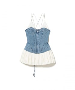 FETICO / デニム ビスチェ トップス