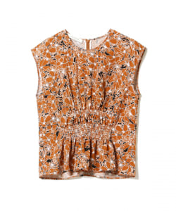 CEDRIC CHARLIER / フローラル ノースリーブ ブラウス