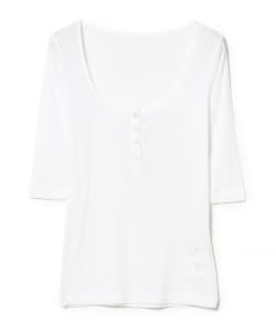 Ernie Palo / シアー ヘンリーネック Tシャツ
