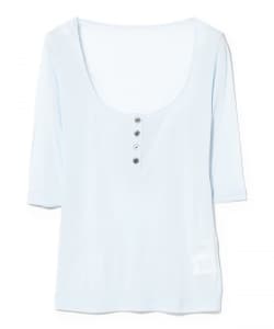 Ernie Palo / シアー ヘンリーネック Tシャツ