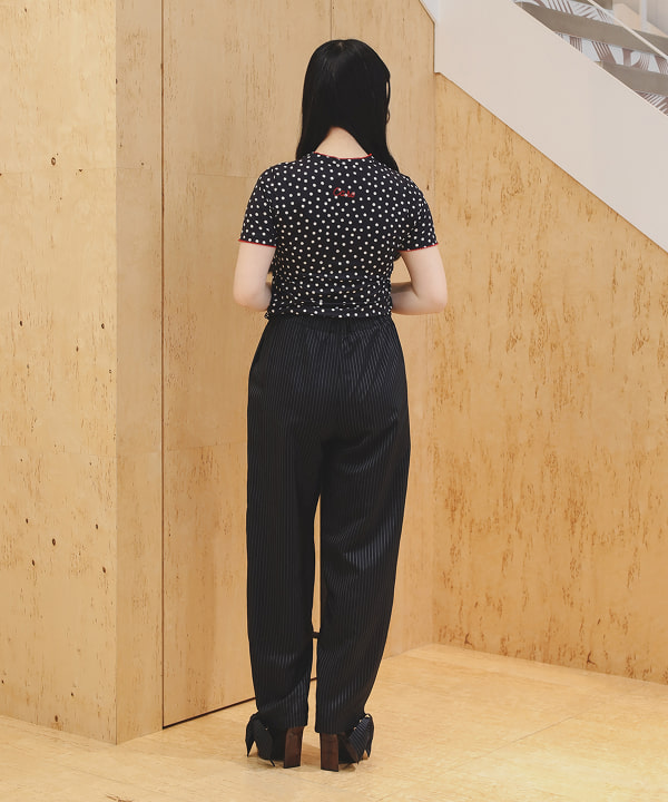 CARO EDITIONS/圓點裝飾針織衫