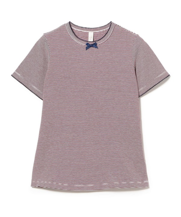 CARO EDITIONS / ボーダー リボン Tシャツ
