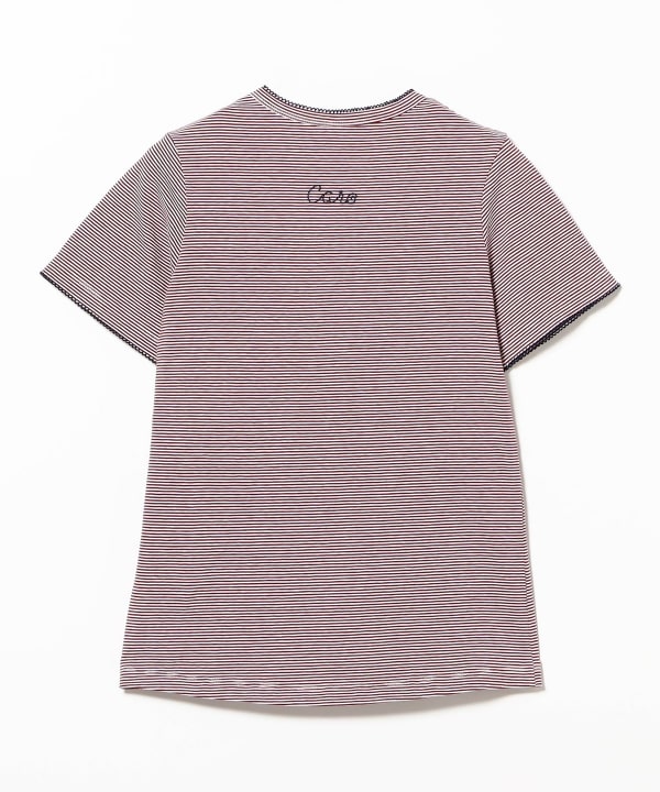 CARO EDITIONS / ボーダー リボン Tシャツ