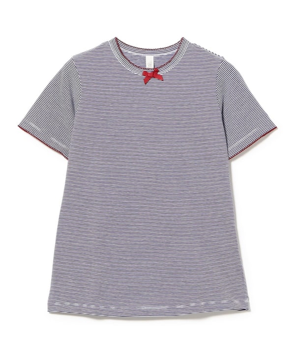 CARO EDITIONS / ボーダー リボン Tシャツ