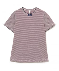 CARO EDITIONS / ボーダー リボン Tシャツ