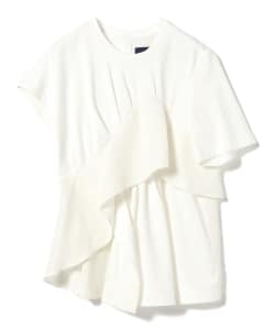 AKIRANAKA / ラッフル ハーフスリーブトップ