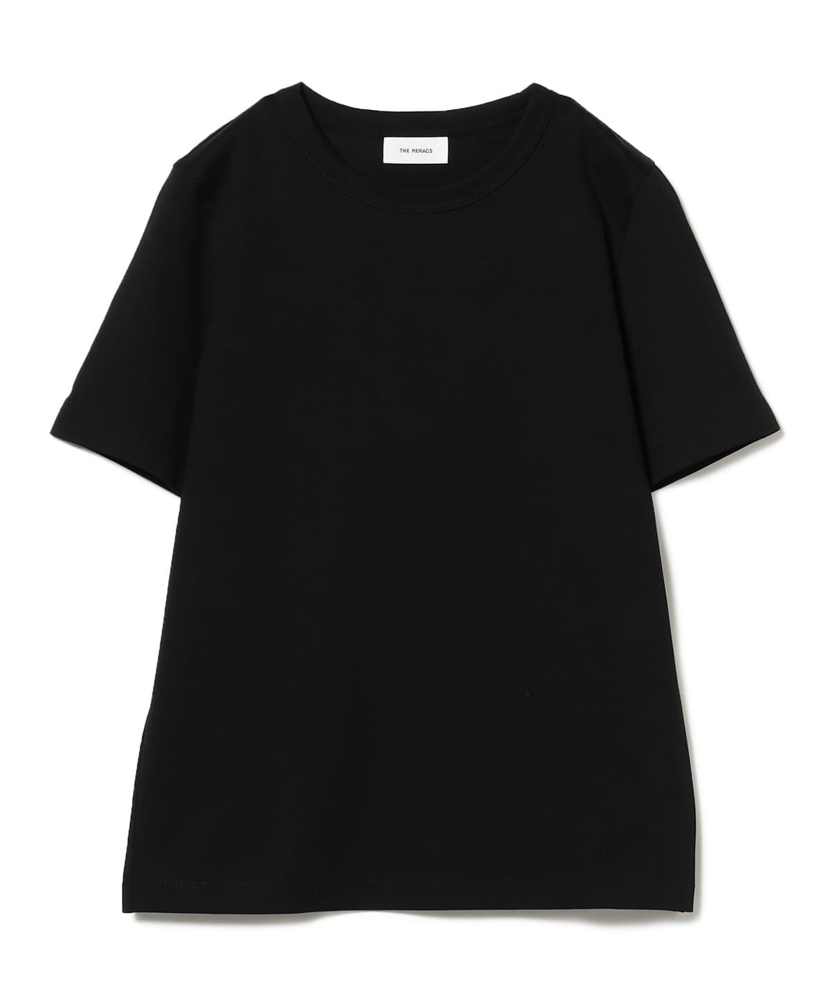 THE RERACS ザ・リラクス / ベーシック Tシャツ Tシャツ・カットソー WOMEN BLACK 36 THE RERACS ザ・リラクス / ベーシック Tシャツ Tシャツ・カットソー WOMEN BLACK 36