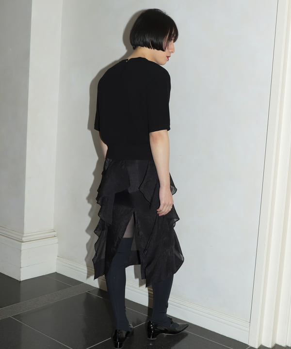 z*c様 BEAMS COUTURE×Champion クロップド丈ガーターベル 中古・古着通販】BEAMS COUTURE (ビームス クチュール) Champion